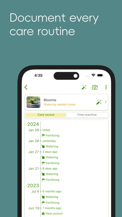 PlantTime: Reminders Records