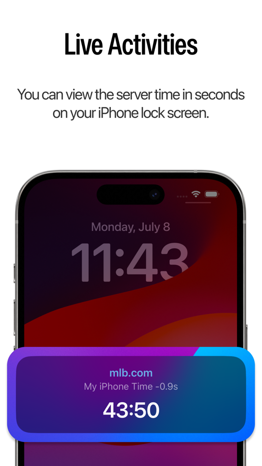 #2. Server Time - Seconds Clock (iOS) Av: Moongil Jeon