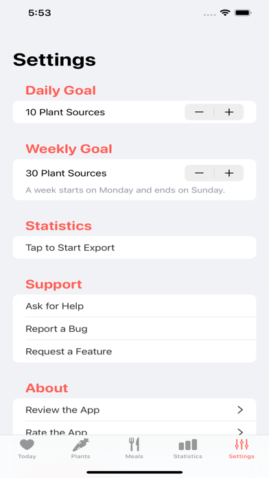 Fiber Tracker | Plant Power iPhone screenshot 5 - Food & Drink app