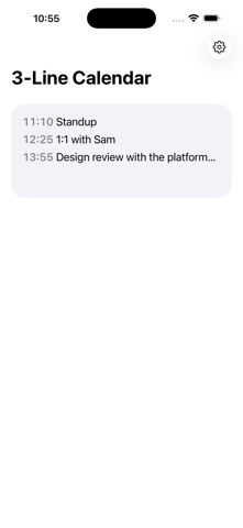 3-Line Calendar for Watch Face screenshot 3