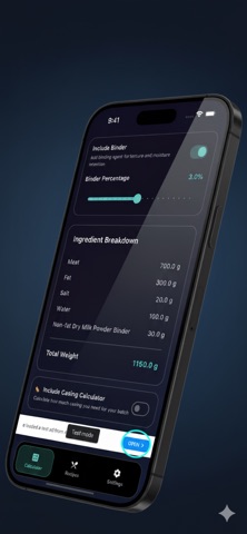 Sausage Calculator screenshot