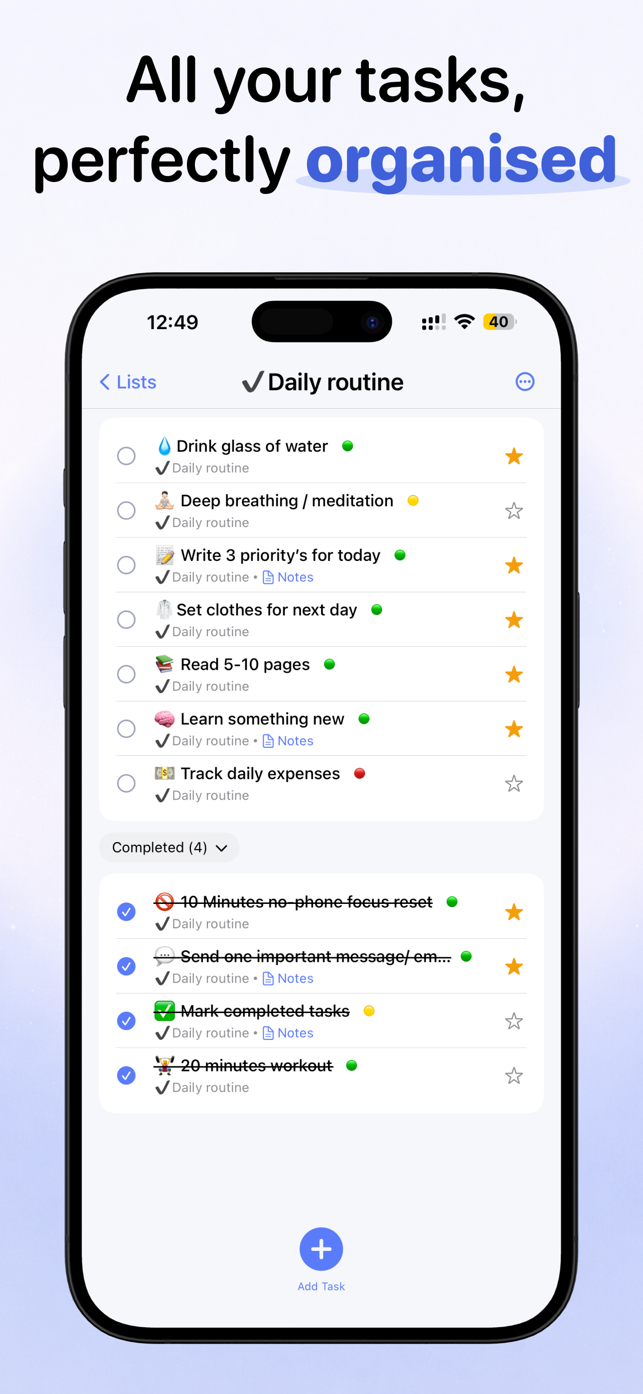 To Do List: Daily Task Planner
