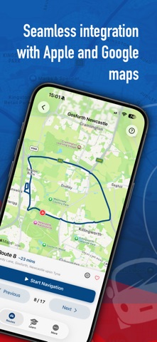 Practice Driving Test Routes iPhone screenshot 1