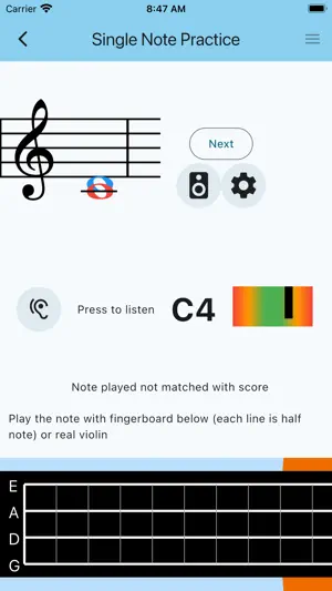 MXTViolin screenshot 1