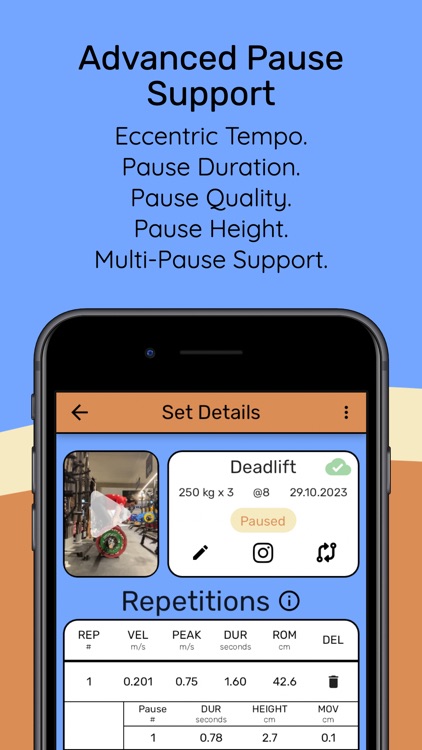 Qwik VBT: velocity and barpath screenshot-4