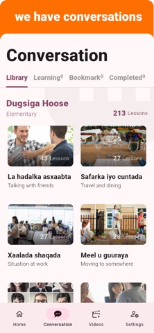 Somali - Listening Speaking screenshot