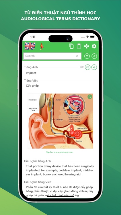 Từ điển Thuật ngữ Thính học screenshot-6