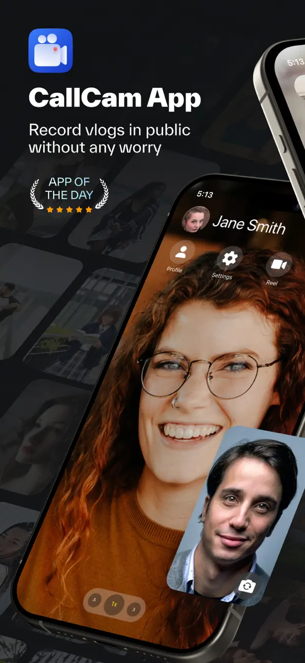 Screenshot #1 pour CallCam: Record in Public
