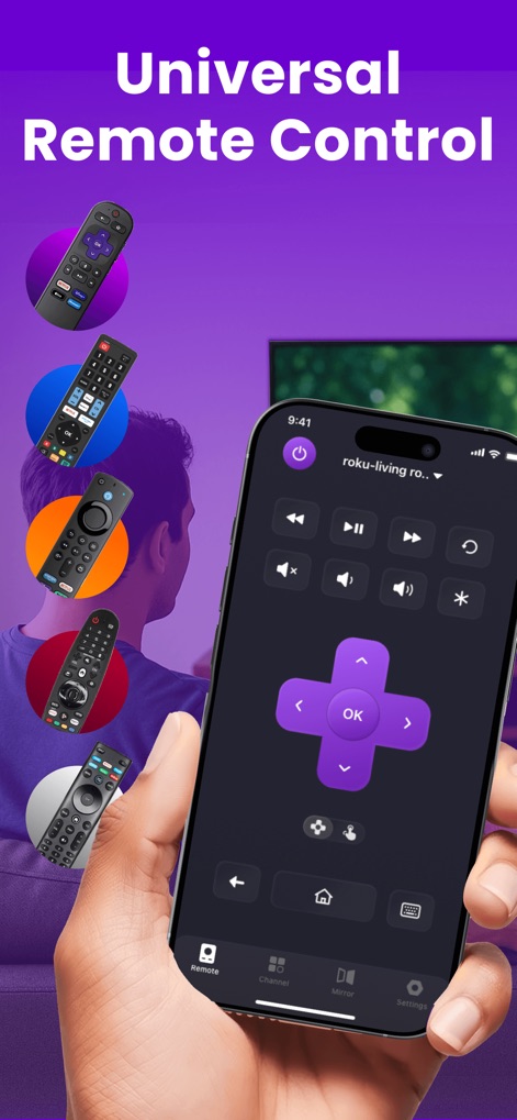 Universal Remote for Smart TV+ - 이 앱은 다양한 기능을 갖춘 직관적인 인터페이스를 제공하여 사용자가 TV를 쉽게 제어하고, 여러 물리적 리모컨을 대체할 수 있도록 합니다.
