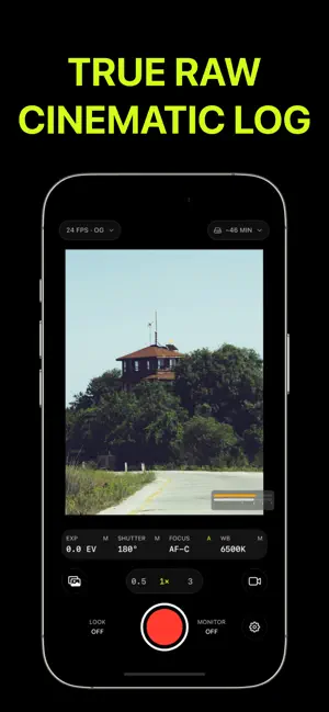 Log Cam: RAW 4K Video Camera screenshot 1