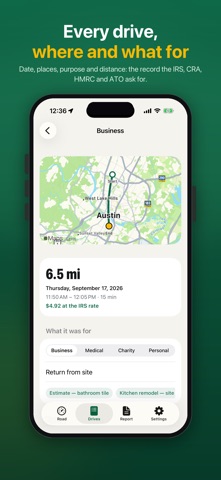 Odotally: Mileage Tracker Screenshot 2 of 6