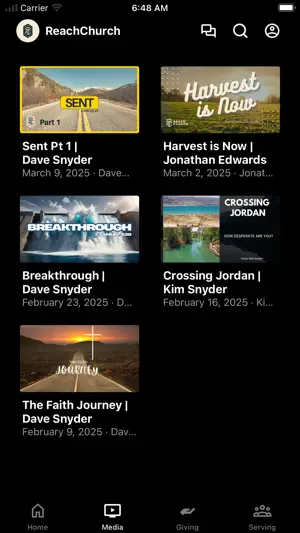 Reach Church NC screenshot 2