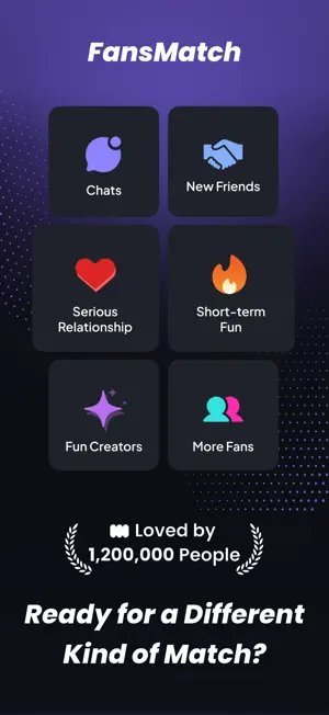 Fans Match Dating App screenshot 1