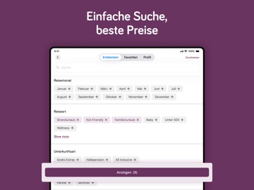 Urlaubspiraten: Reise Angebote iPad screenshot 5