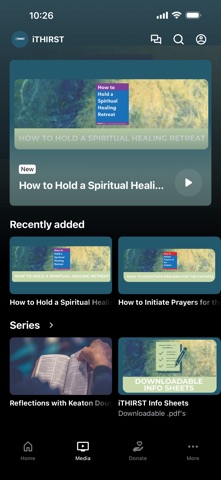 iTHIRST-Trinity Missions iPhone screenshot