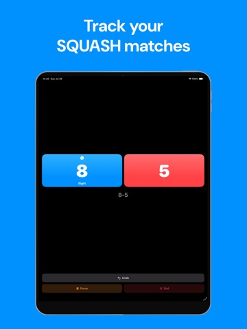 Squash Scoreboard: Nick iPad screenshot