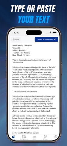 CursiveAI: Text to Handwriting Screenshot 2 of 8