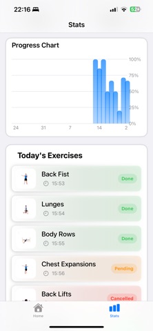 Teleworkout screenshot