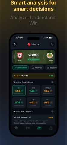Match Score Analysis -Goalwise Screenshot 3 of 4