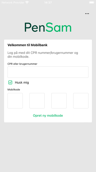 PenSam Bank Screenshot