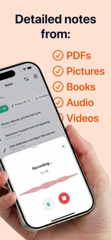 NuNotes: AI Note Taker iPhone screenshot