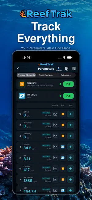 Reef Trak - Reef Manager screenshot 2