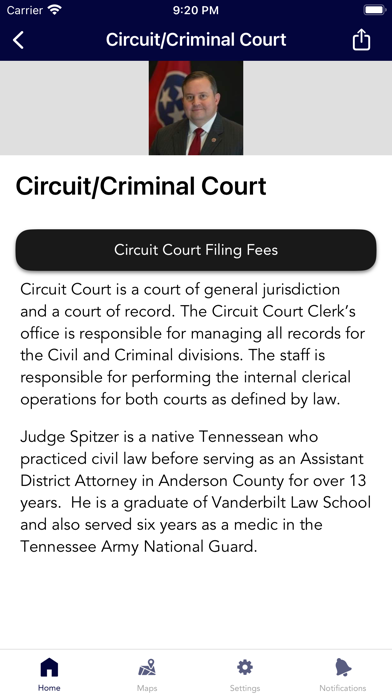 Anderson Circuit Clerk TN Screenshot