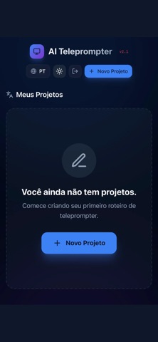 AI Teleprompter screenshot