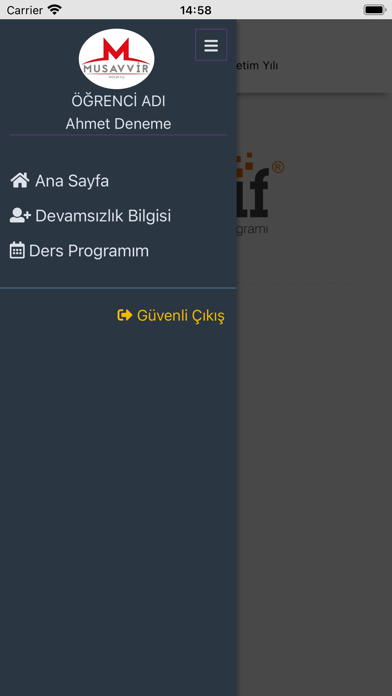 Kaşif - online yoklama Screenshot