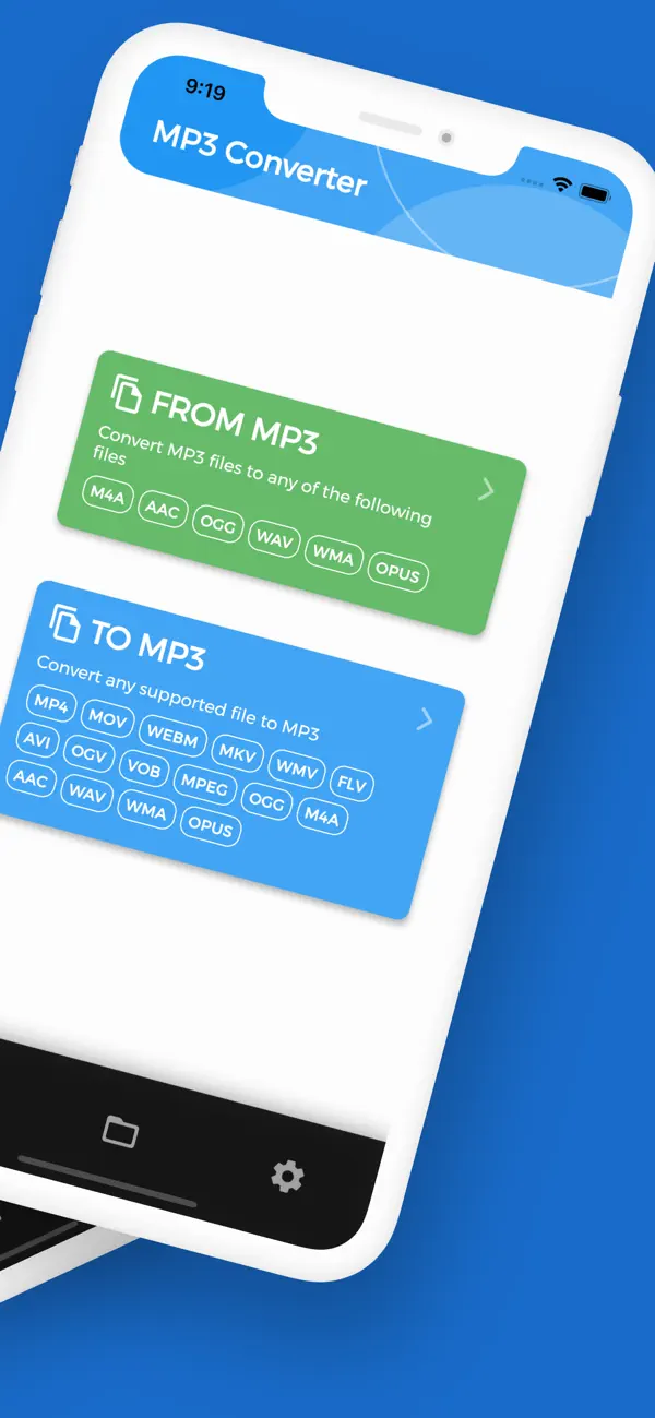 Screenshot #2 pour Convertisseur MP3, MP3 en WAV