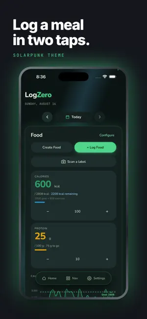 LogZero: Private Life Tracker screenshot 2