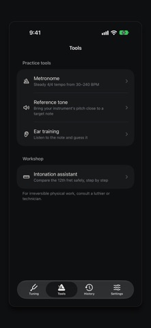 Tuner: Guitar & Instruments Screenshot 4 of 4