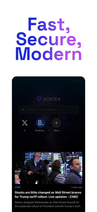 Vortex Browser: VPN Browser Screenshot 1 of 5