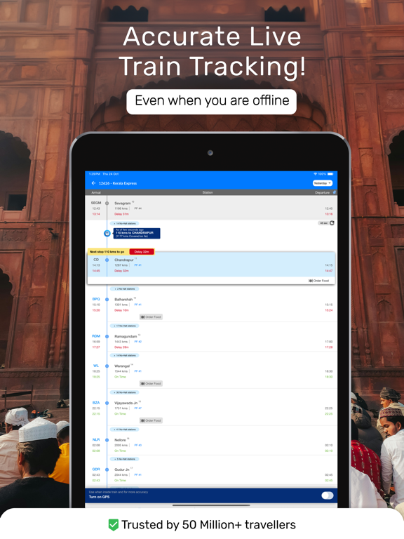 Train Ticket App : RailYatri iPad screenshot 3