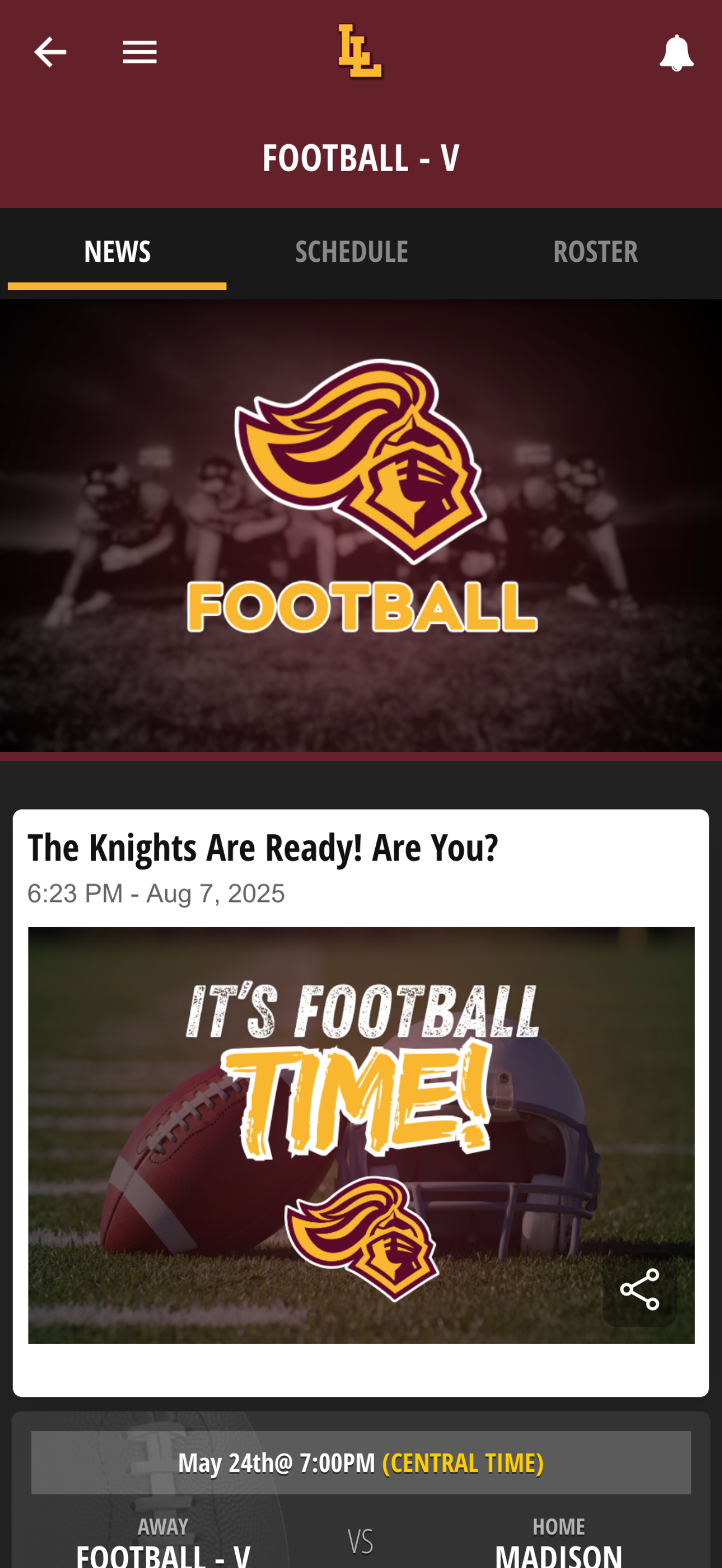 Las Lomas Knights Athletics screenshot 5