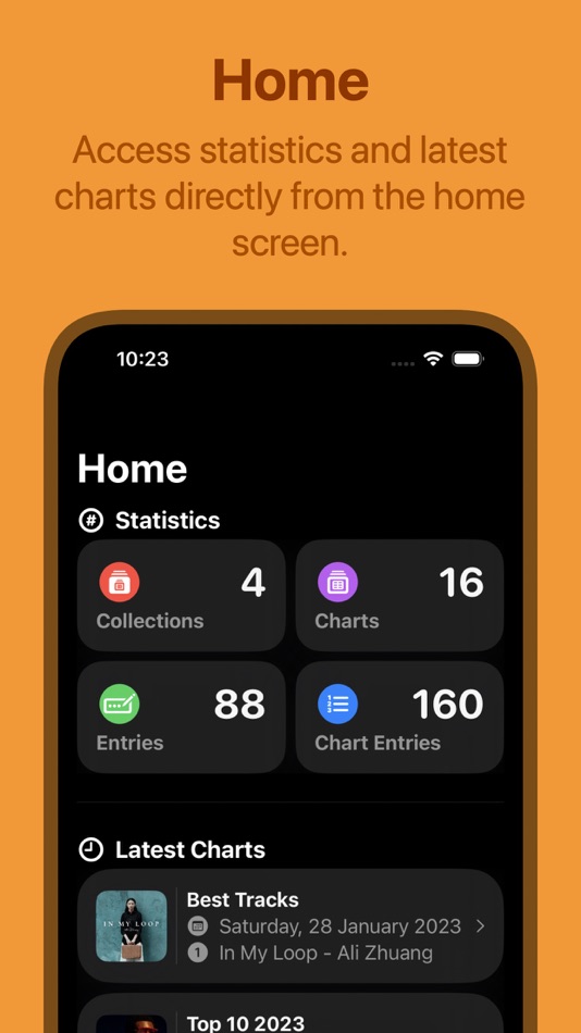 #1. Chart Your Music (iOS) 来自: Rob In der Maur