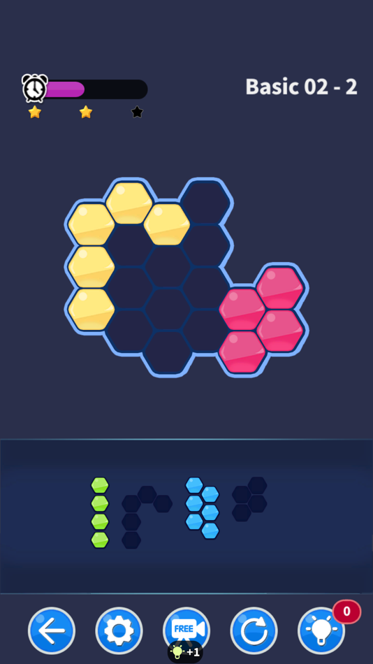 #3. Hexa Block puzzle match game (iOS) By: Nirmita Entertainment