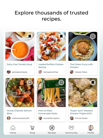 FoodSocial: Recipes & Market iPad screenshot