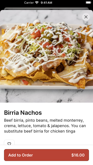 Birria Love iPhone screenshot 4 - Food & Drink app