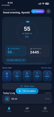 SIP - Hydration Tracker Screenshot 5 of 6