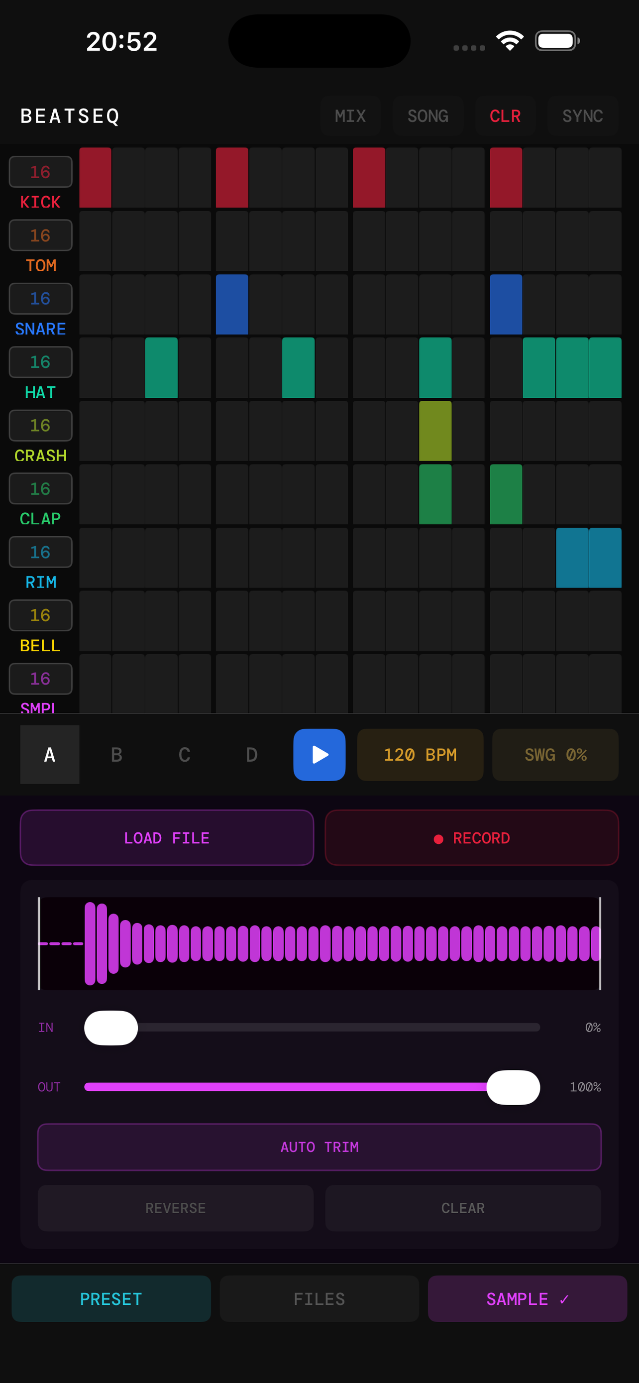 BeatSeq: Drum Sequencer