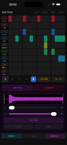 BeatSeq: Wearable Drum Machine Screenshot 4 of 7