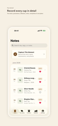 Tea Tracker - Steep Notes iPhone screenshot 3