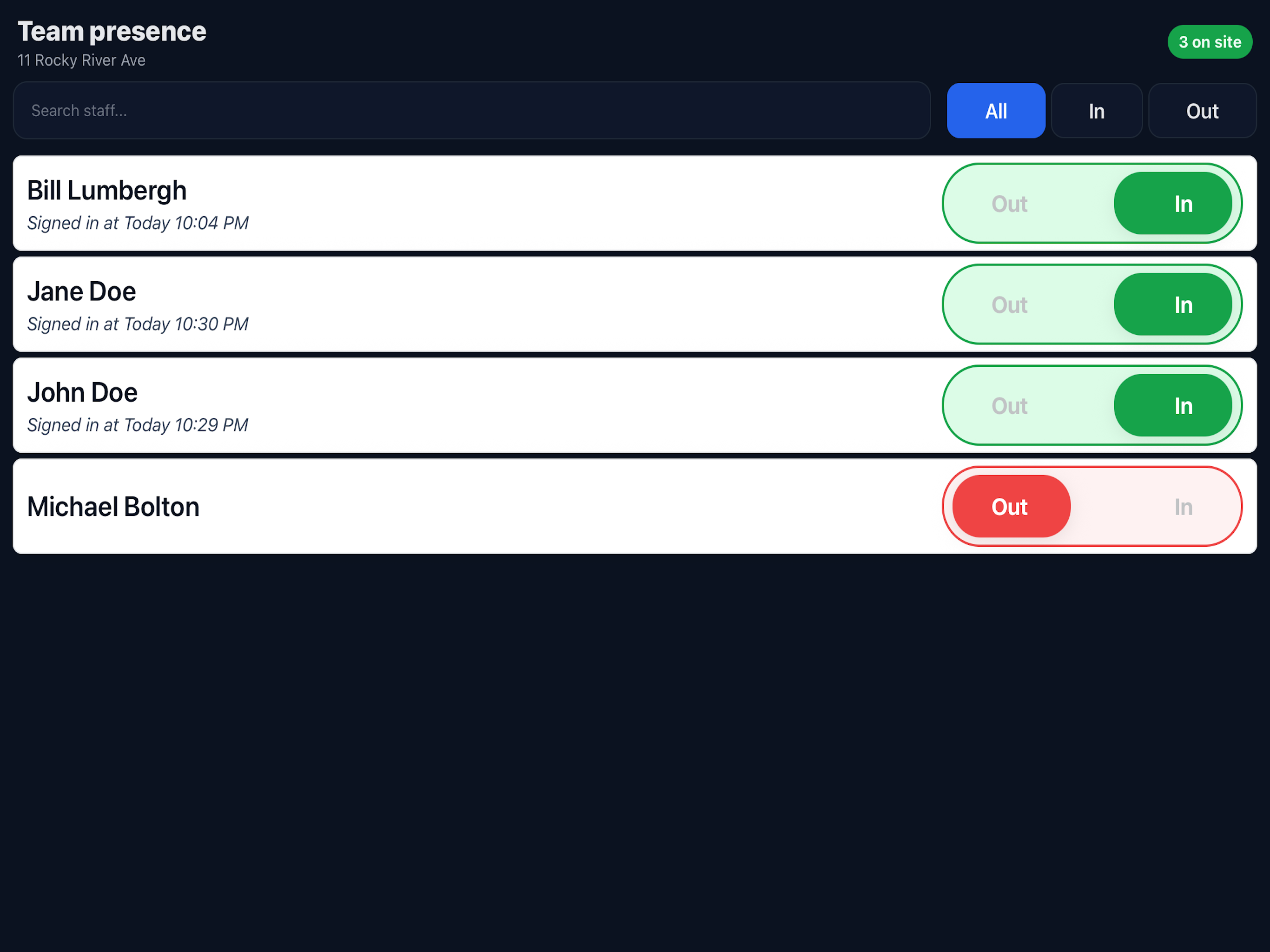SmartJobs Reception screenshot 5
