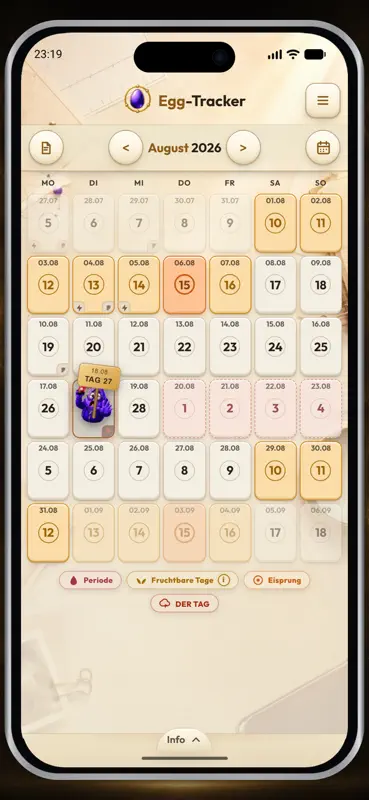 Egg-Tracker: Zyklus-Tracker screenshot 3 of 7