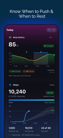 Fit Rest: Sleep & Heart Rate iPhone screenshot