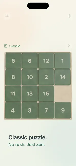 Zen 15: Sliding Puzzle screenshot 1