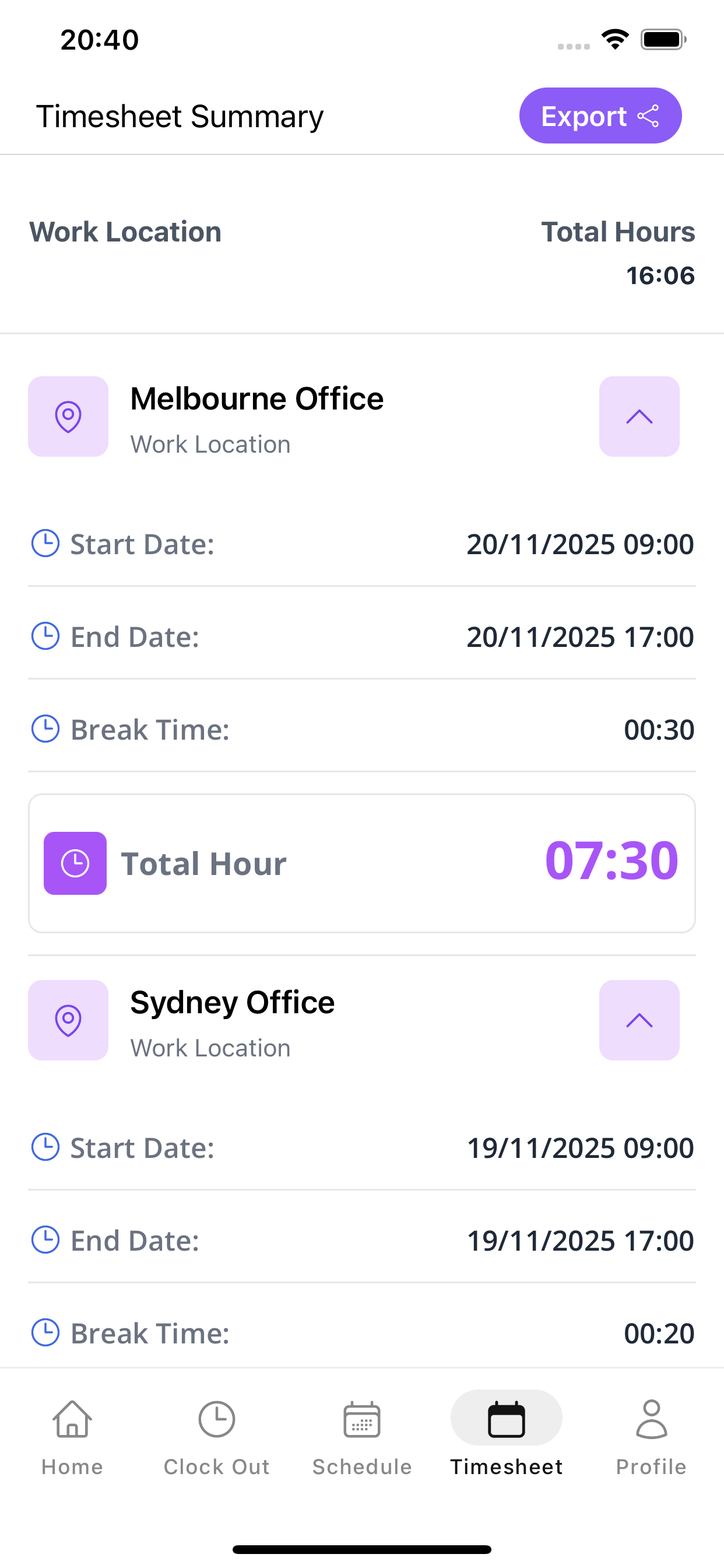 SteadyStaff Pro screenshot 5