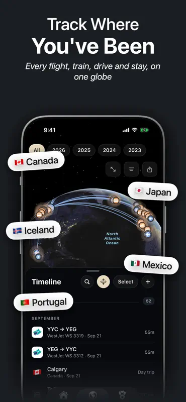 Everwent: Travel History screenshot 1 of 10