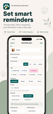 Pet Medication Reminder App Screenshot 5 of 6